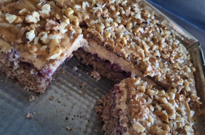 Saftige Nusstorte mit Mascarpone: Rezept