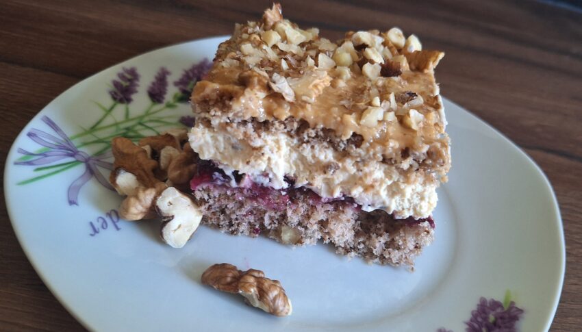 Einfaches (und schnelles) Rezept: Nusstorte mit Mascarpone