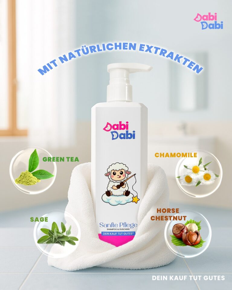 DabiDabi Sanfte Pflege Babys & Kinder Shampoo & Duschgel