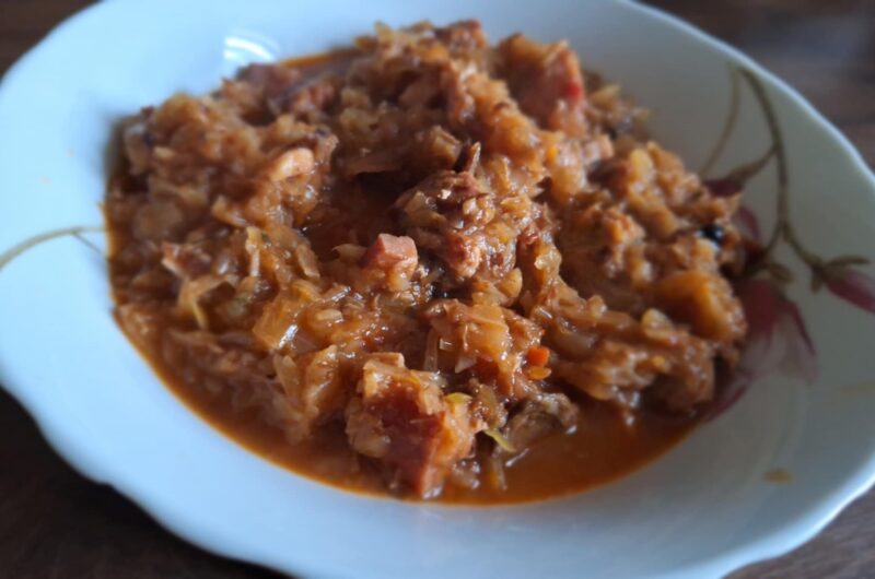 Krauteintopf nach Papas Art: Bigos Rezept