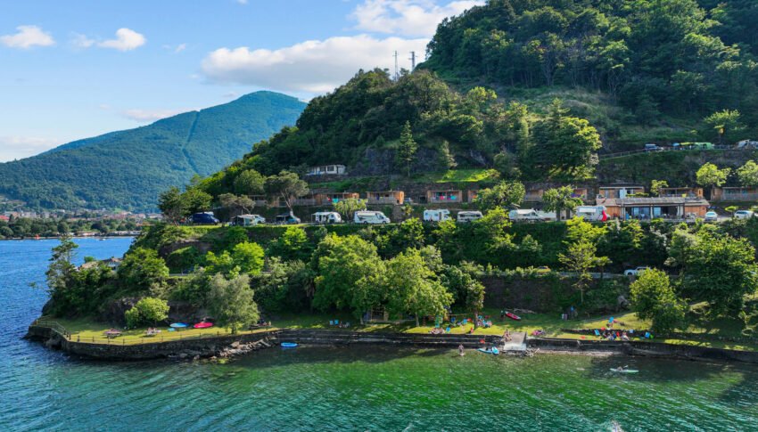 Camping in Cannobio am Lago Maggiore: Stellplatz, Mobilheim oder Ferienwohnung im Lakeview